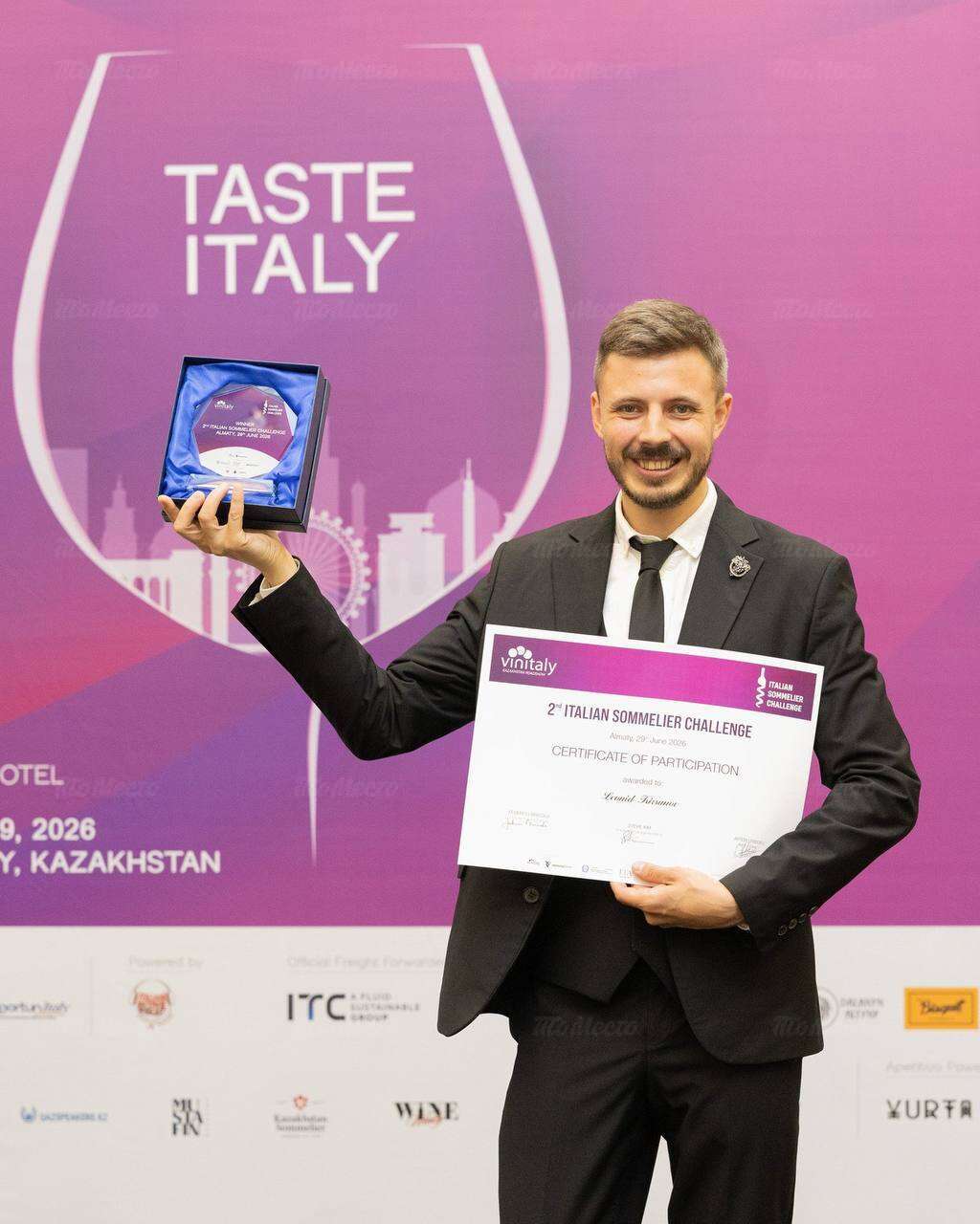 Шеф-сомелье ресторана La Vue Леонид Кирсанов победил в Italian Sommelier Challenge