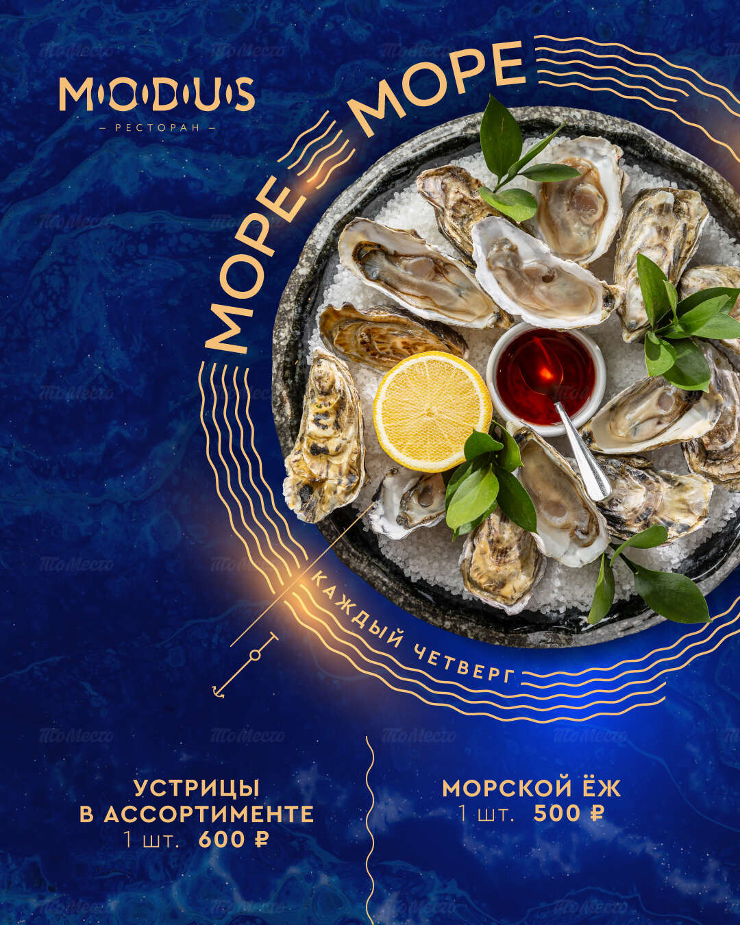 «Море-море»: морепродукты по специальной цене от 500 ₽
