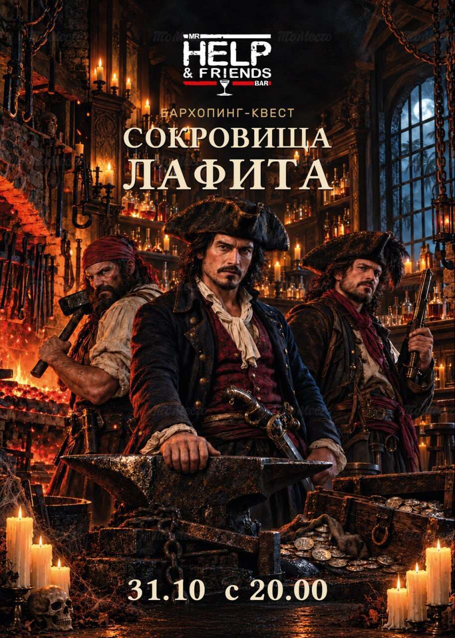 Бархопинг-квест «Сокровища Лафита»